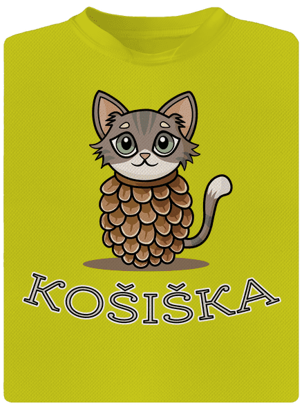 Košiška dětské sportovní tričko Neon Yellow