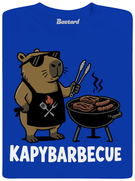 Kapybarbecue pánské dlouhý rukáv Royal Blue
