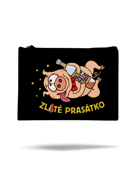 Zlité prasátko taštička Black