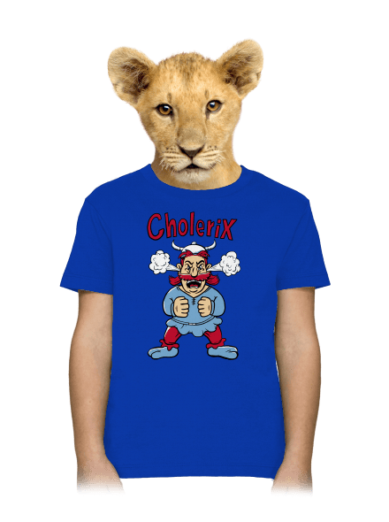 Cholerix dětské tričko Royal Blue