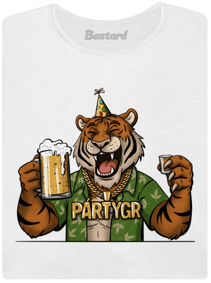 Pártygr dámské tričko s lemem White