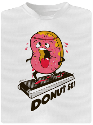 Donuť se pánské sportovní tričko White