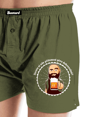 Pivo dobrovolně pánské trenky Khaki