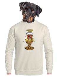 unisex mikina bez kapuce