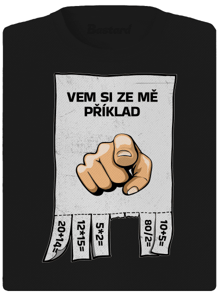 Vem si ze mě příklad dámské sportovní tričko Black