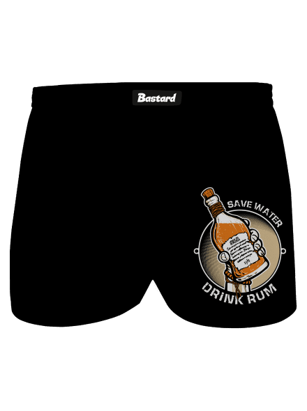 Save Water pánské trenky Black