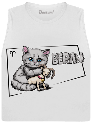 Kočičí horoskop: Beran dámské tílko volné White