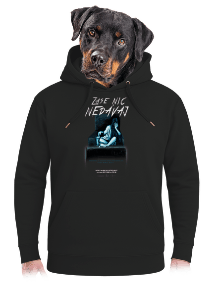 B13: Zase nic nedávaj unisex mikina premium Dark Black