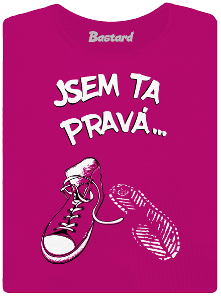 Hledám tu pravou dámské tričko Fuchsia Red
