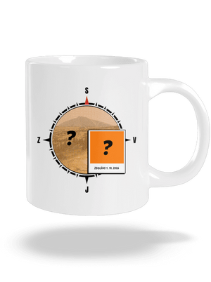 Zdoláno velký hrnek White