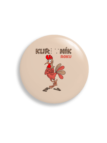 Kur(ev)ník roku placka uni