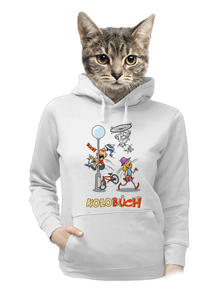 Kolobuch dámská mikina klokanka White