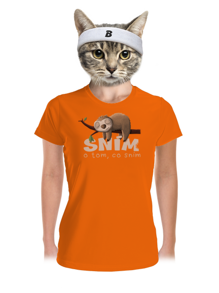 Sním o tom, co sním dámské sportovní tričko Neon Orange