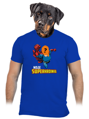 Moje superhrdinka pánské tričko Royal Blue