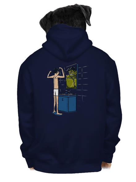 Hulk pánská mikina na zip Navy