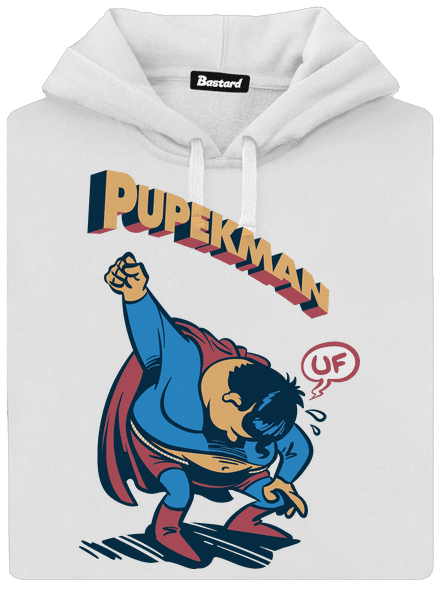 Pupekman dámská mikina klokanka White