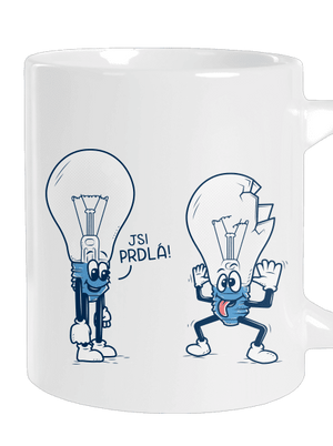 Prdlá velký hrnek White