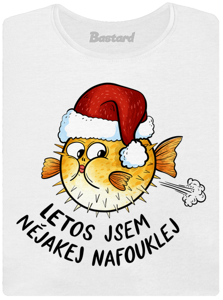 Jsem nafouklej dámské tričko s lemem White
