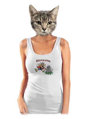 Respirathor dámské tílko klasické White