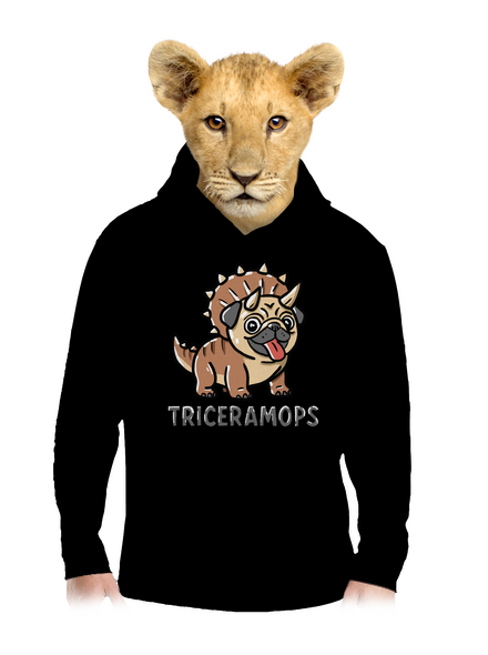 Triceramops dětská mikina klokanka Black