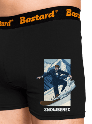 Snowbenec a snowbenka boxerky Black