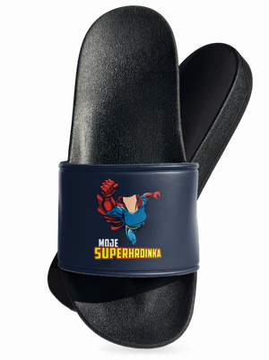Moje superhrdinka pantofle Navy