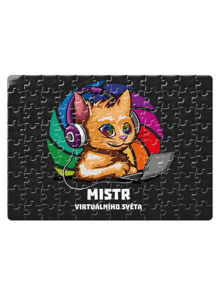 Mistr virtuálního světa puzzle White