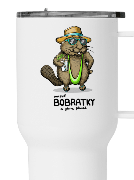 Bobratky termohrnek White