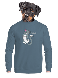 unisex mikina bez kapuce