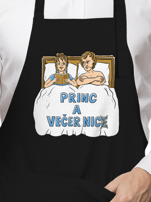 Princ a Večer nic zástěra Black