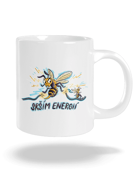 Srším energií velký hrnek White