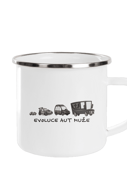 Evoluce aut muže plecháček White