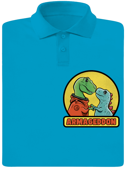Armageddon pánská polokošile Blue Atol