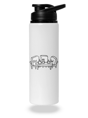 Nerozluční kamarádi lahev na vodu White