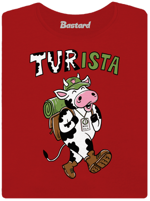 Tur na cestách dámské tričko premium Red Mal