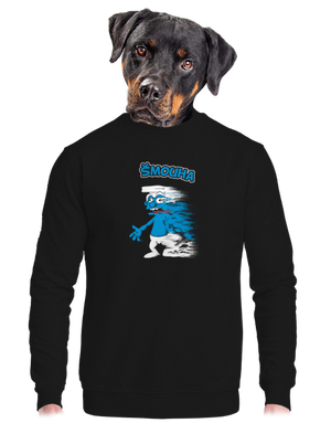 unisex mikina bez kapuce