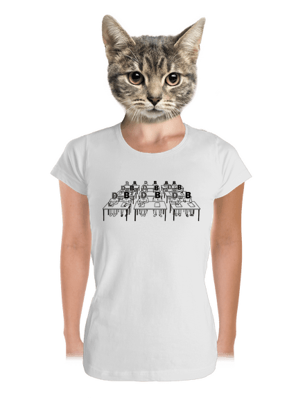 Cimrman: Debil, blbeček dámské tričko premium White