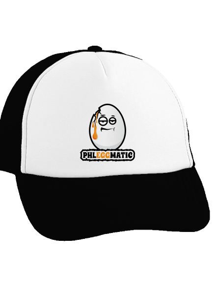 Phleggmatic kšiltovka truckerka Black cap