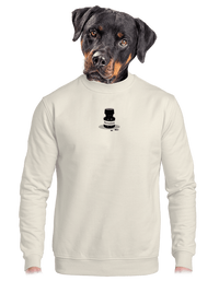 unisex mikina bez kapuce