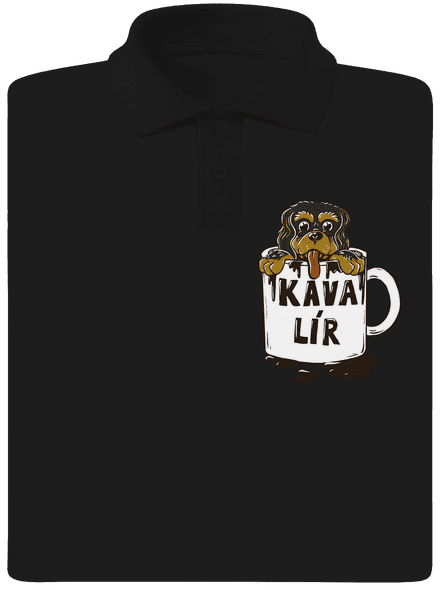 Kávalír pánská polokošile Black