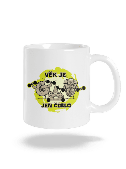 Věk je jen číslo klasický hrnek White