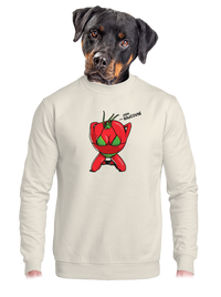 unisex mikina bez kapuce