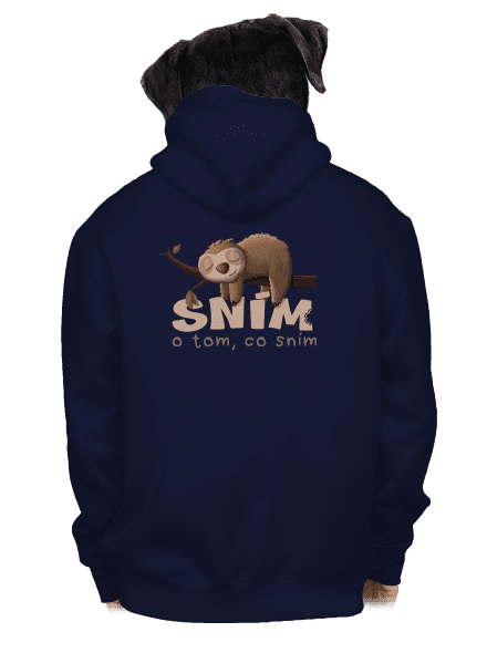 Sním o tom, co sním pánská mikina na zip Navy