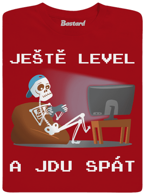 Ještě level pánské tričko Red