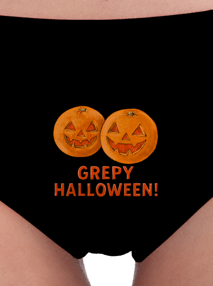 Grepy Halloween dámské kalhotky Black