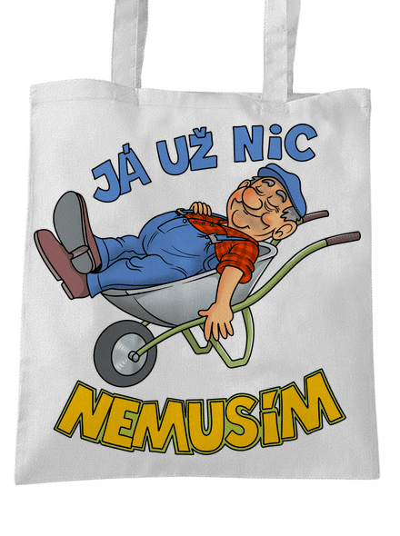 Nemusím taška White