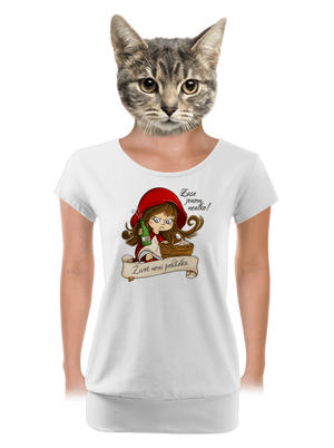 dámské tričko s lemem