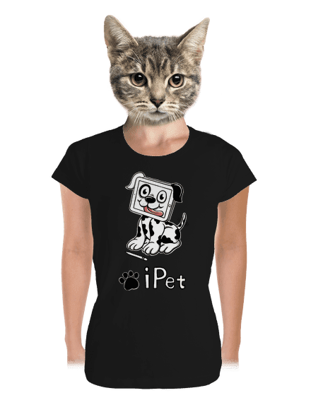iPet dámské tričko premium Black