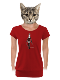 dámské tričko s lemem