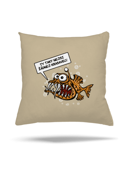 Mořský ďas polštář Beige